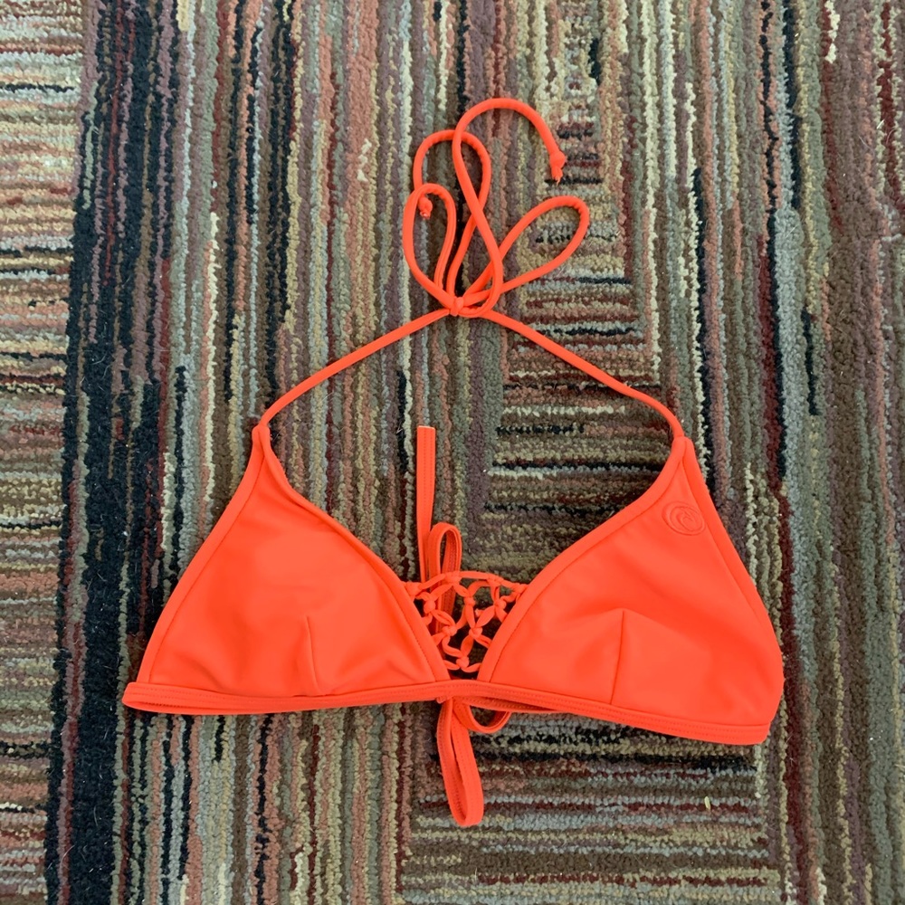 Orange Bikini Top